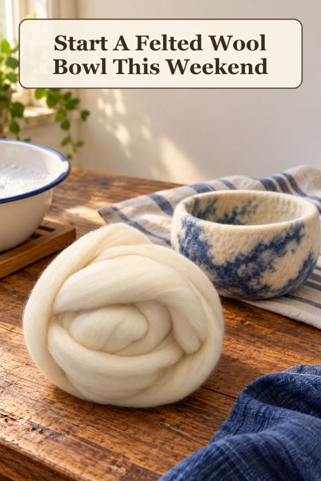 home wet felting supplies: pair beginner wet felting with felt making tools for handmade ideas maker-lifestyle pin