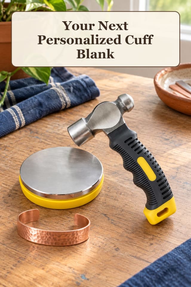 maker metal stamped jewelry supplies: pair hand stamped jewelry with personalized metal blanks maker-lifestyle pin