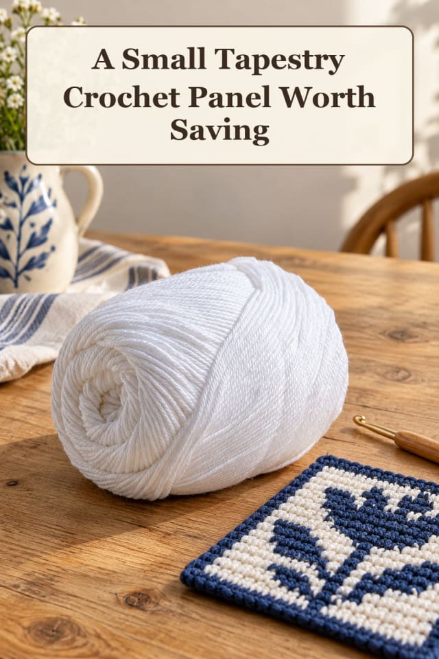 minimal tapestry crochet supplies: pair crochet colorwork tools with tapestry crochet patterns maker-lifestyle pin