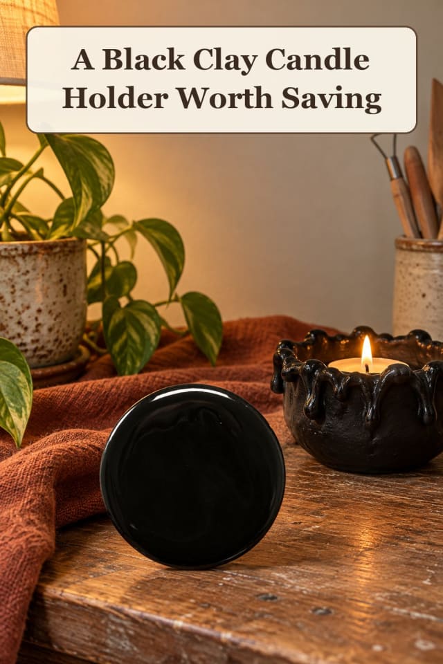 weekend goth pottery supplies: black pottery ideas with moody ceramic decor for handmade ideas maker-lifestyle pin