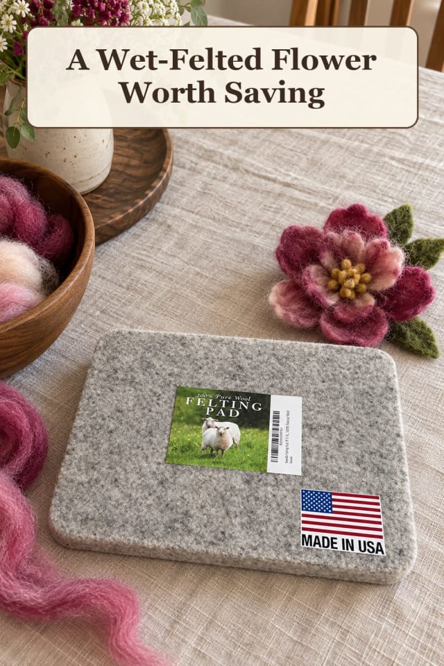 compact wet felting supplies: pair beginner wet felting with wool roving projects for projects maker-lifestyle pin