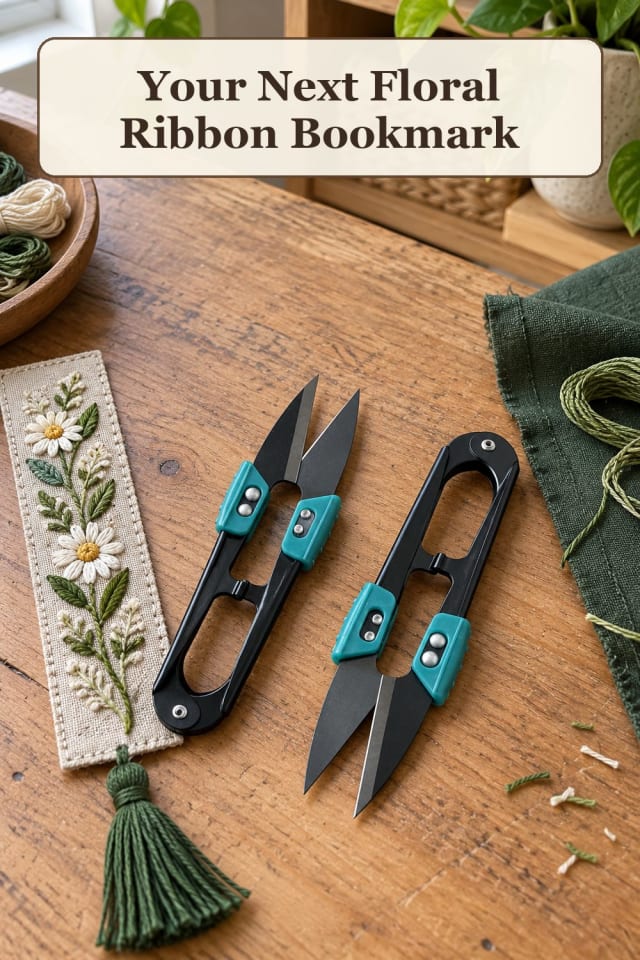 giftable ribbon embroidery supplies: pair beginner ribbon stitching with embroidery needle set maker-lifestyle pin