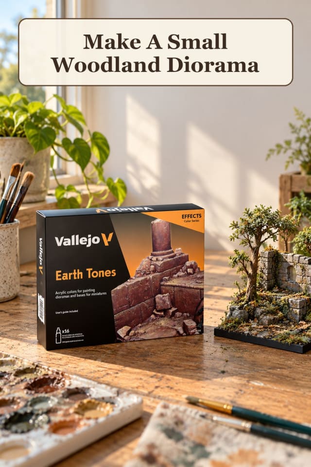 beginner model diorama scenery supplies: pair miniature terrain tools with small scale scenery maker-lifestyle pin