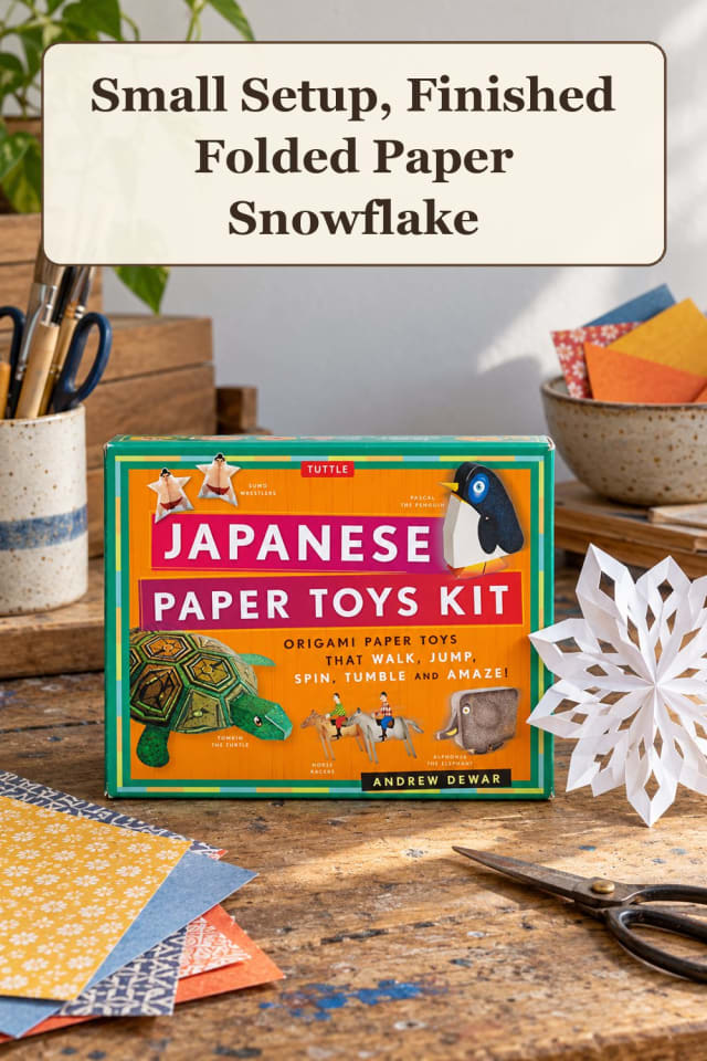 creative kirigami paper art supplies: folded paper designs with paper cutting tools for projects maker-lifestyle pin