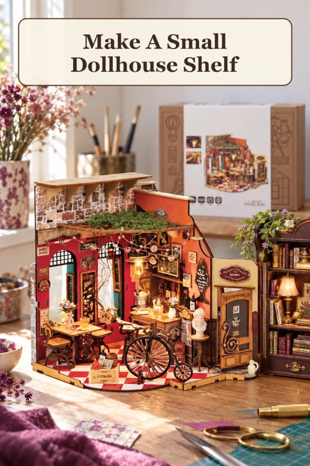 detailed dollhouse furniture DIY supplies: dollhouse craft tools with miniature furniture kit maker-lifestyle pin