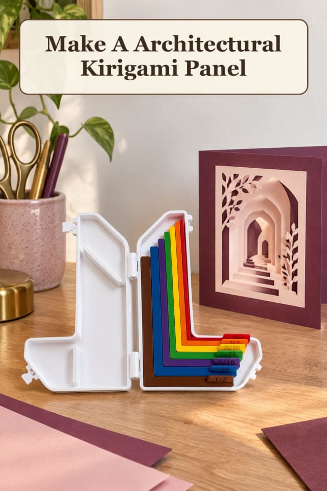 detailed kirigami paper art supplies: folded paper designs with paper cutting tools for projects maker-lifestyle pin
