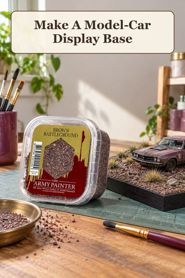 detailed model diorama scenery supplies: pair miniature terrain tools with small scale scenery maker-lifestyle pin