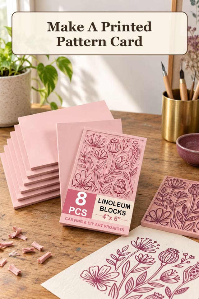 detailed stamp carving supplies using beginner printmaking and hand carved stamps for projects maker-lifestyle pin