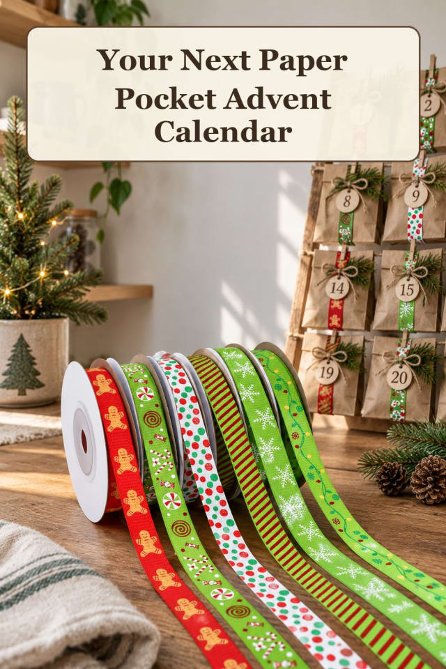 giftable DIY advent calendar supplies: Christmas countdown craft with handmade advent calendar maker-lifestyle pin