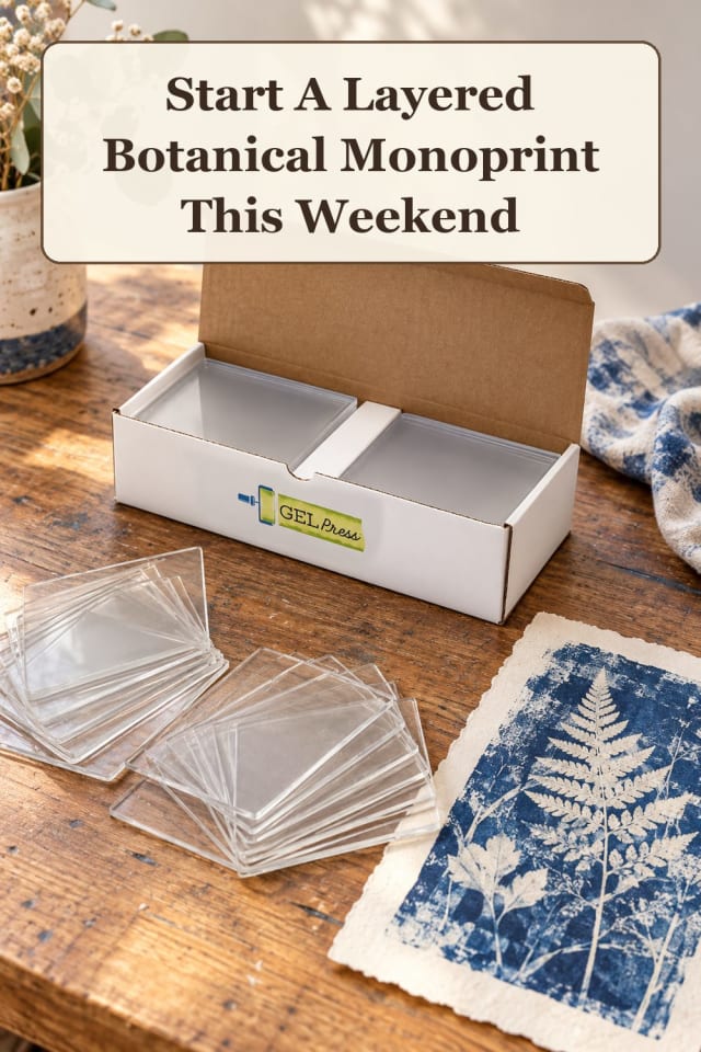home gel plate printing supplies: pair gel printing ideas with monoprinting tools for projects maker-lifestyle pin