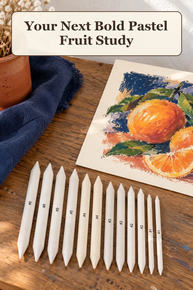 maker oil pastel art supplies using beginner pastel ideas and oil pastel blending for projects maker-lifestyle pin