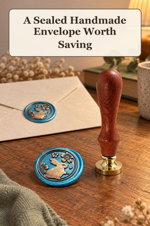 weekend wax seal mail art supplies: creative pen pal mail with wax seal letter ideas for projects maker-lifestyle pin