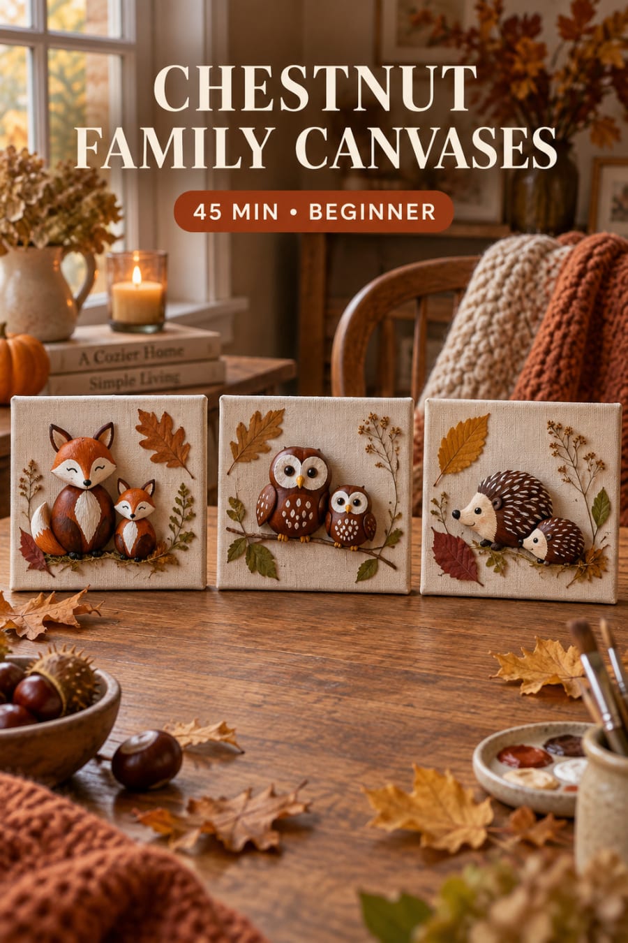 Chestnut Family Canvases pin