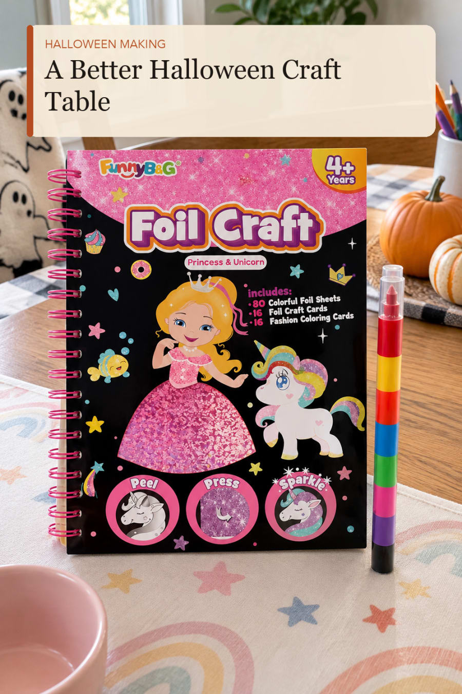 Halloween craft supplies project inspiration