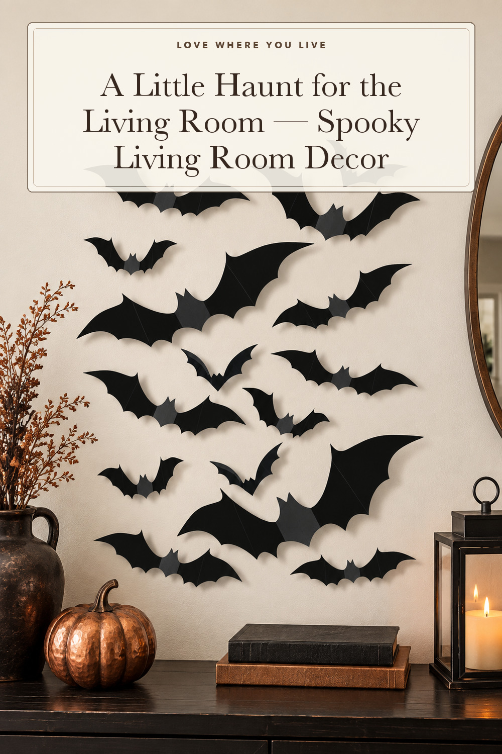 120 Pcs 3D Halloween Decorations Bats Decor,5 Sizes Bats Wall Decor Indoor; styling inspiration