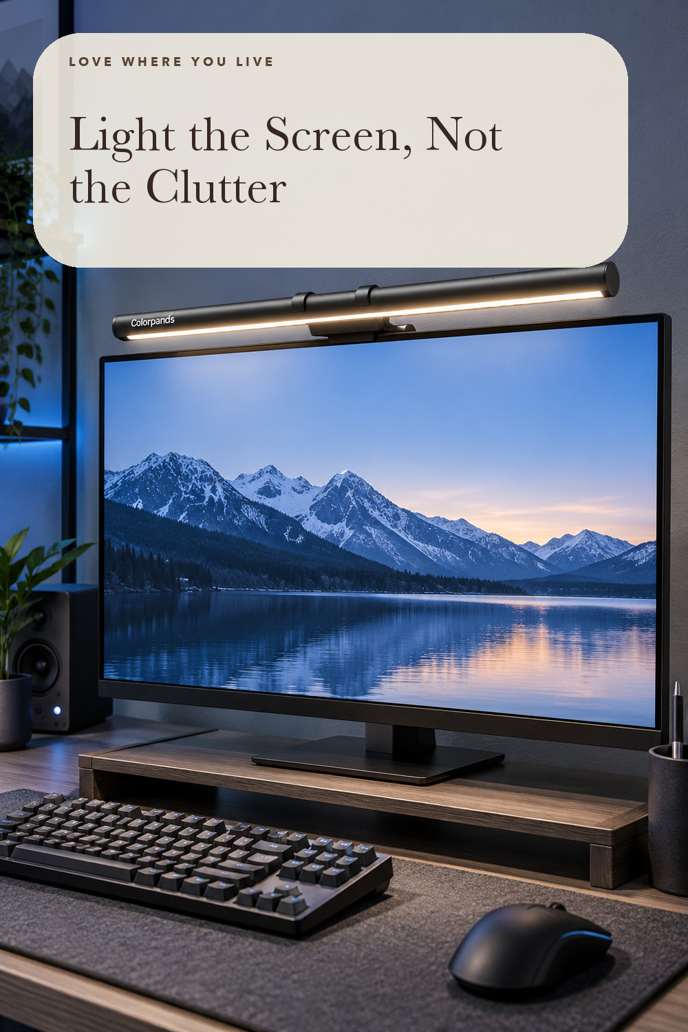 16.14" Monitor Light Bar,250LM USB LED Desk Lamp,Home Office Gaming; styling inspiration