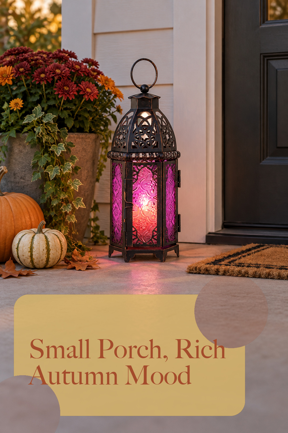 NEEDOMO Halloween Decorations,11'' Moroccan Lanterns Decorative Indoor & Outdoor, Vintage Christmas Candle Holder, Metal Lanterns Decorative, Table, Patio, Porch, Shelf, Christmas Spring Home Decor; styling inspiration