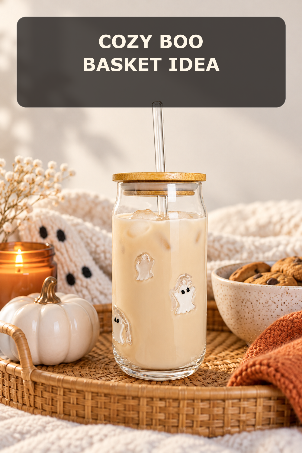 Ghost icon tumbler; styling inspiration