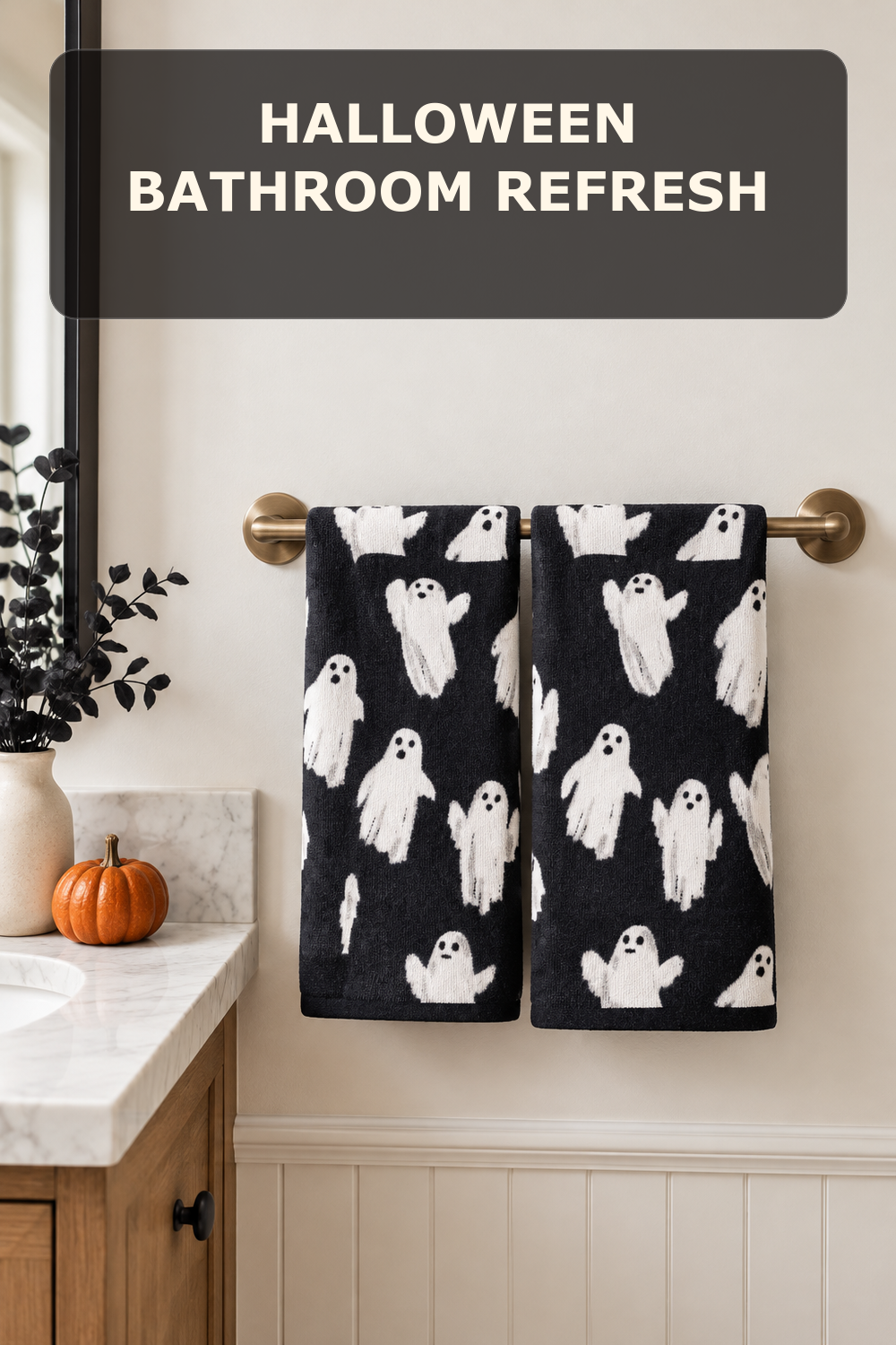 Ghost hand towels; styling inspiration