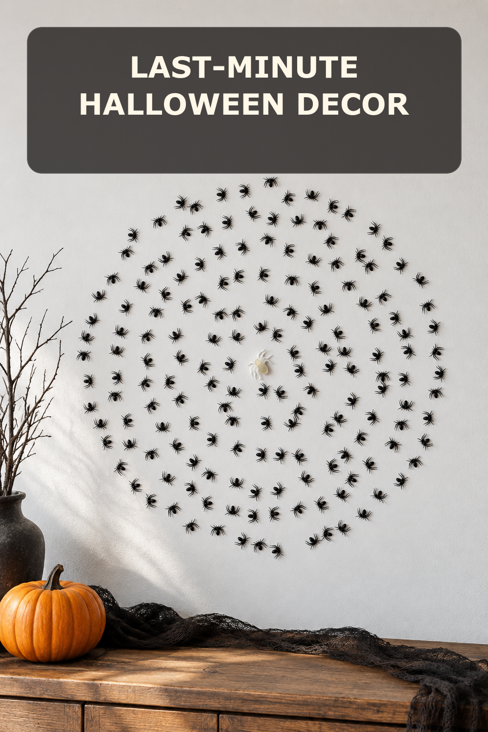 Halloween spider pack; styling inspiration
