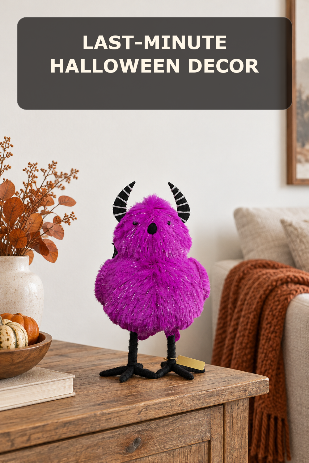 Furbert monster bird figurine; styling inspiration