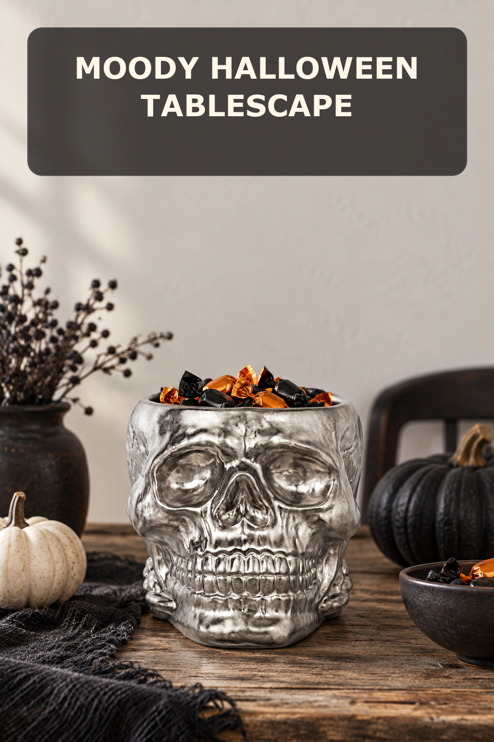 Skull candy bowl; styling inspiration