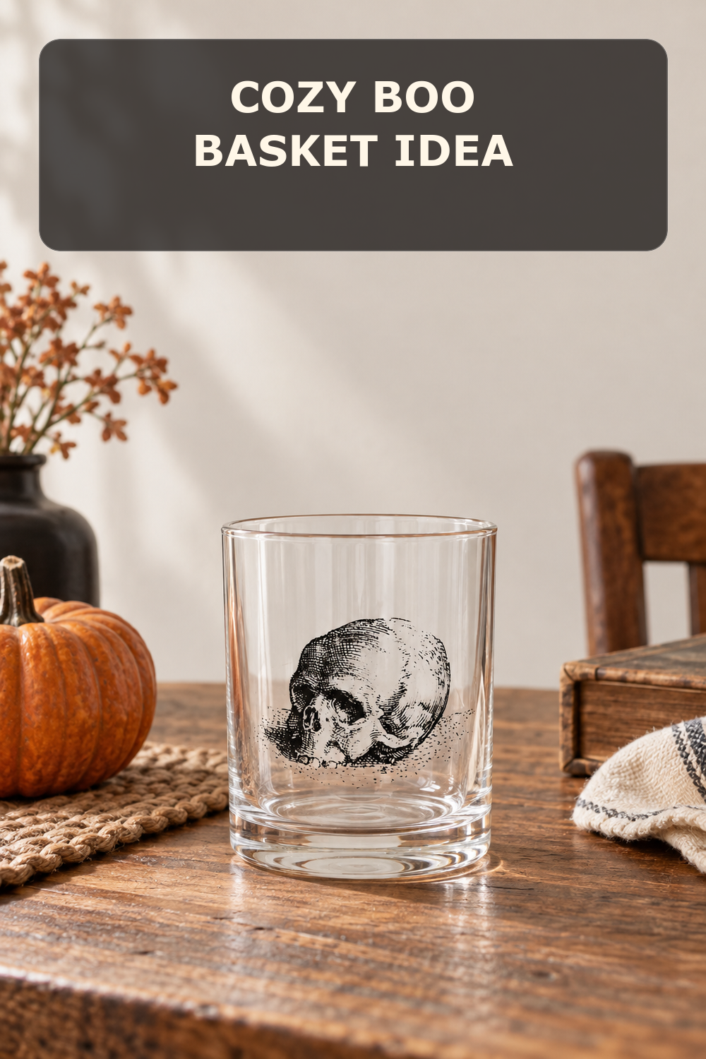 Skull tumbler; styling inspiration