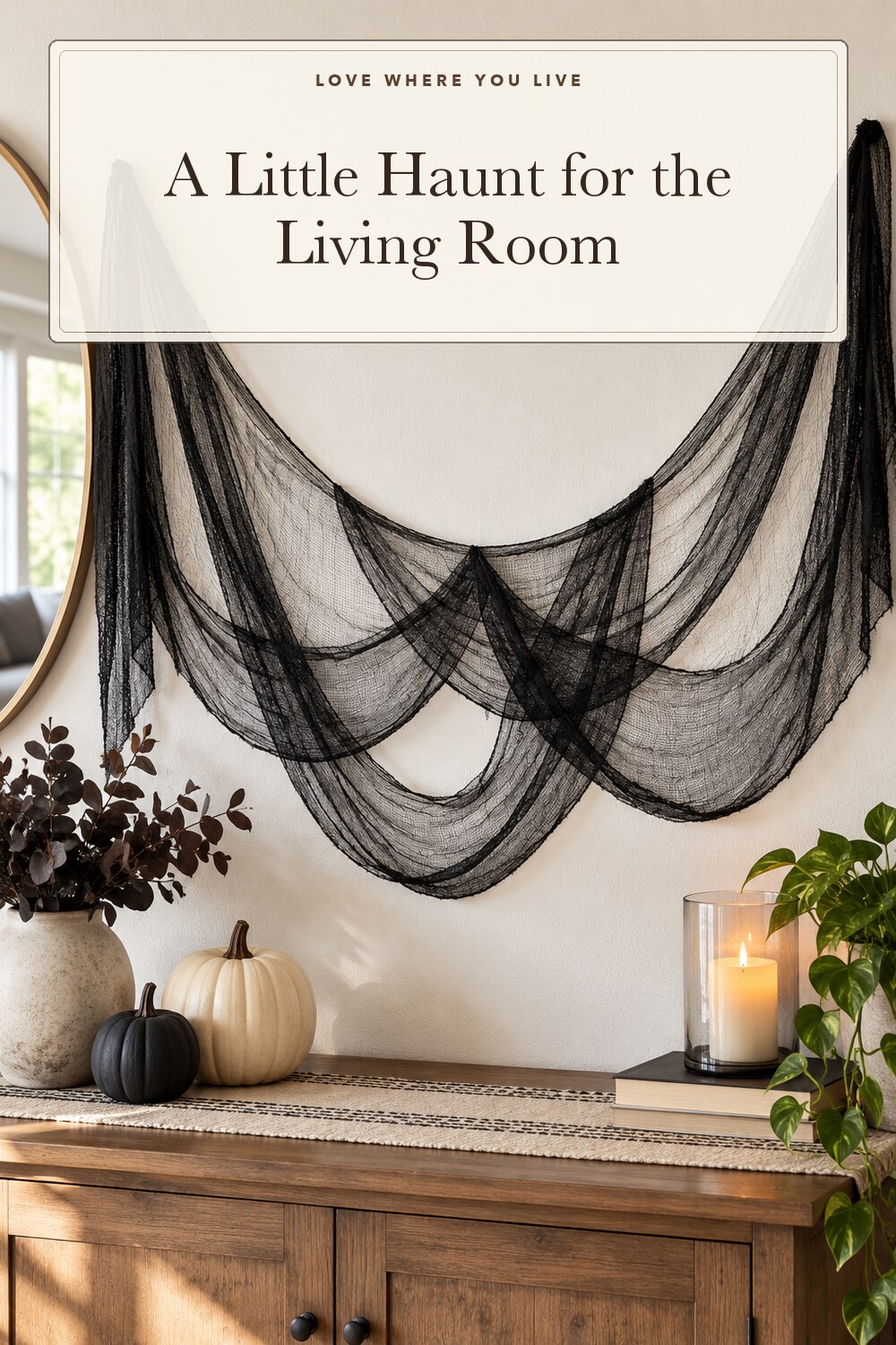 5Pcs Halloween Creepy Cloth Black 30×72inch - Halloween Decorations Clearance - Creepy Spooky Halloween Decorations Outdoor Indoor; styling inspiration