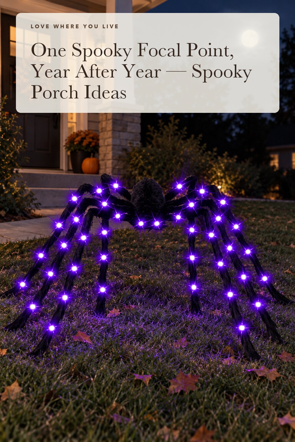 78" Jumbo Halloween Light up Spider Scary Giant Spider for Indoor Outdoor Halloween Spider Decorations Party Favor Yard Home House Décor Multicolor; styling inspiration