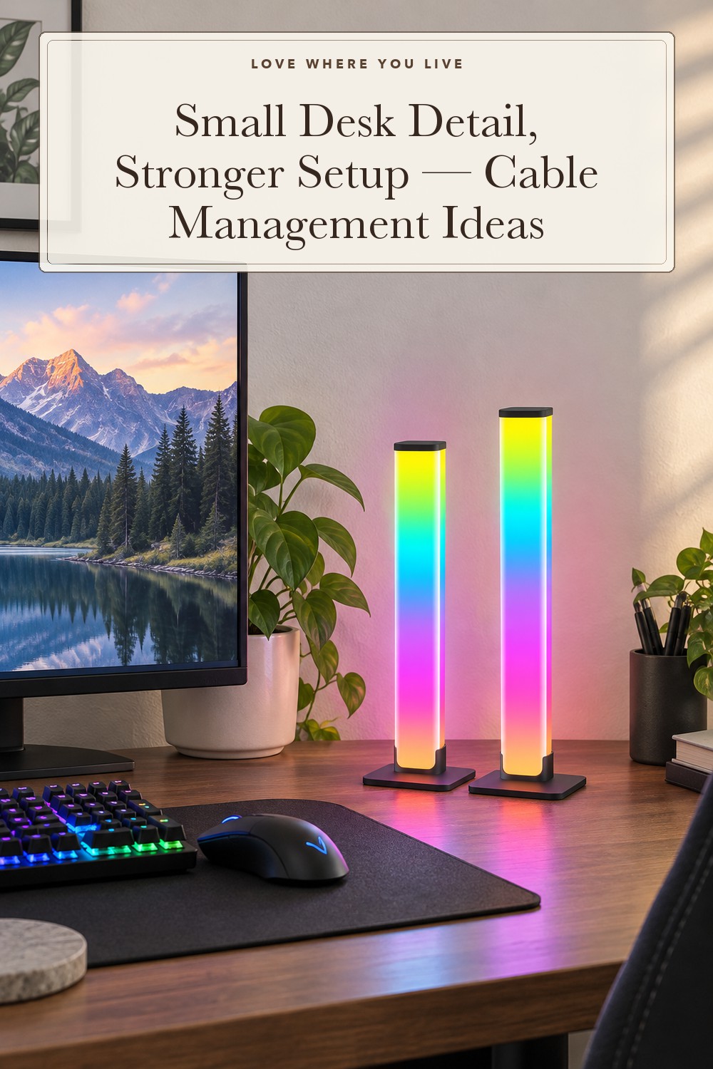 RGB Light Bar, Smart LED 3 Controls Music Sync 213 Modes USB for Room; styling inspiration