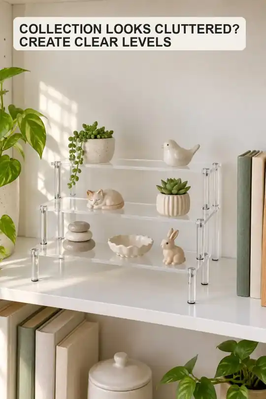 Acrylic Display Risers for a Neater Trinket and Figure Collection