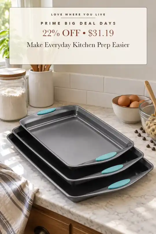 nonstick baking sheets; styling illustration