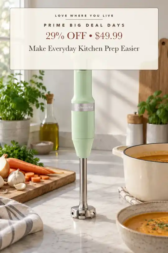 pistachio hand blender; styling illustration