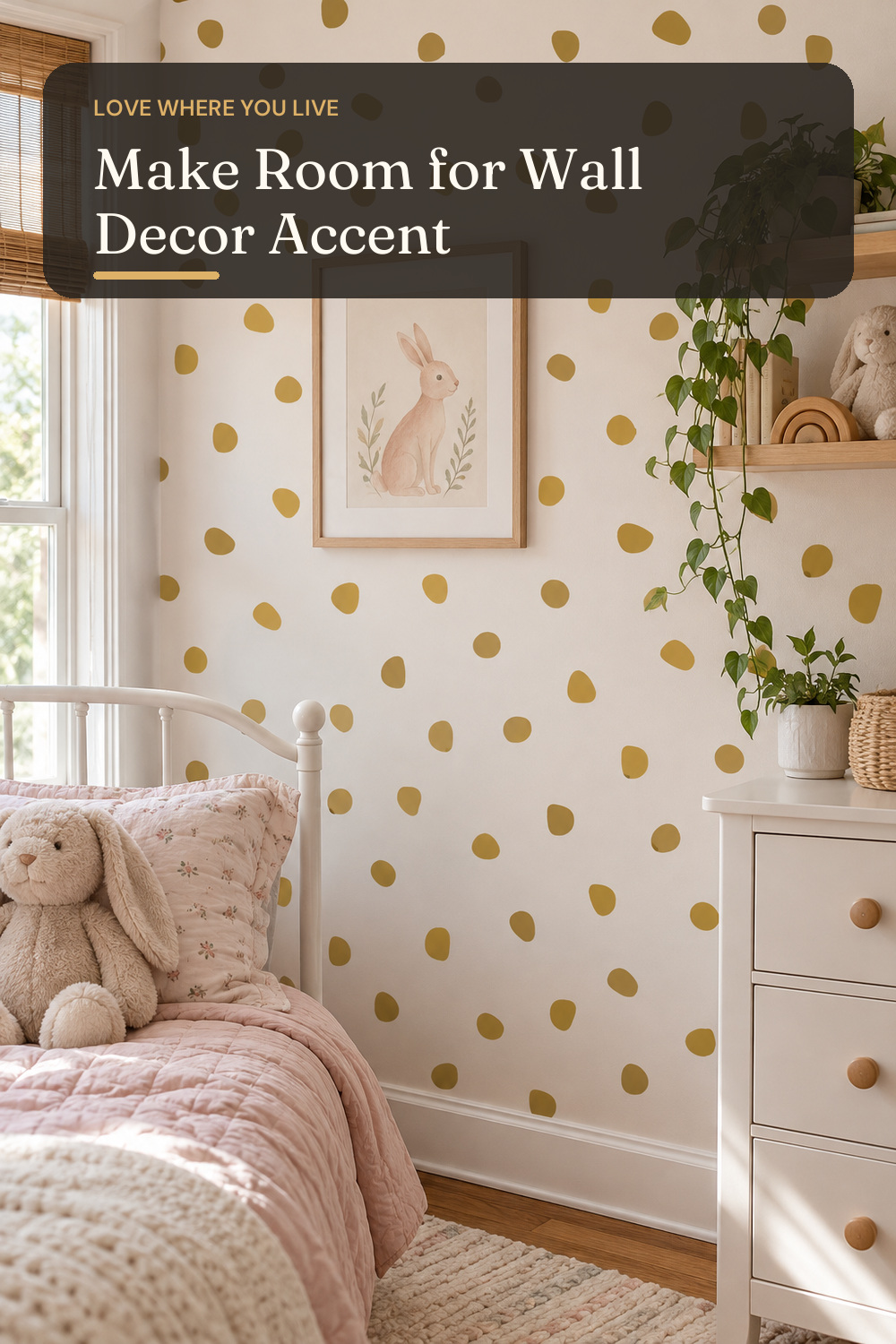 500 Pieces Irregular Polka Gold Dots Boho Headboard Sticker Vinyl Nursery Wall Decals Wall Decor Peel and Stick Dot Wallpaper Sticker for Kids Baby Girl Bedroom Home Classroom Decoration; AI-generated styling illustration
