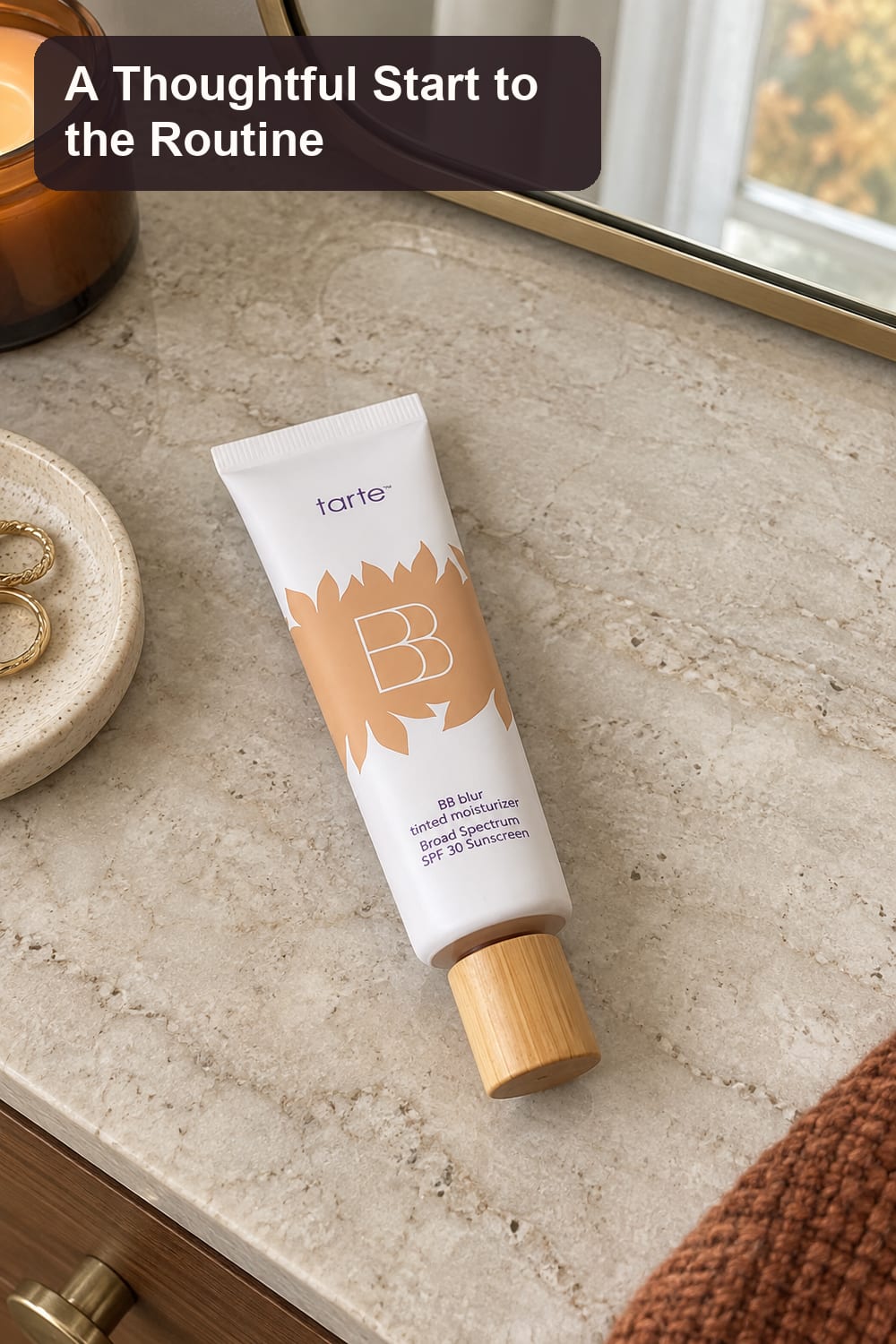 Everyday Complexion Makeup: Tarte BB Blur Tinted Moisturizer Broad Spectrum SPF — Pretty Little Bargains Pin image