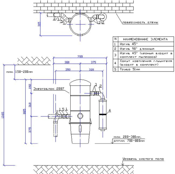 central vacuum install 015 монтаж пылесоса