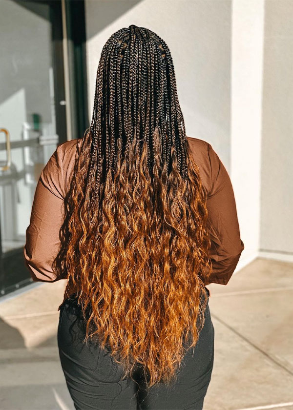 Small Knotless Braids