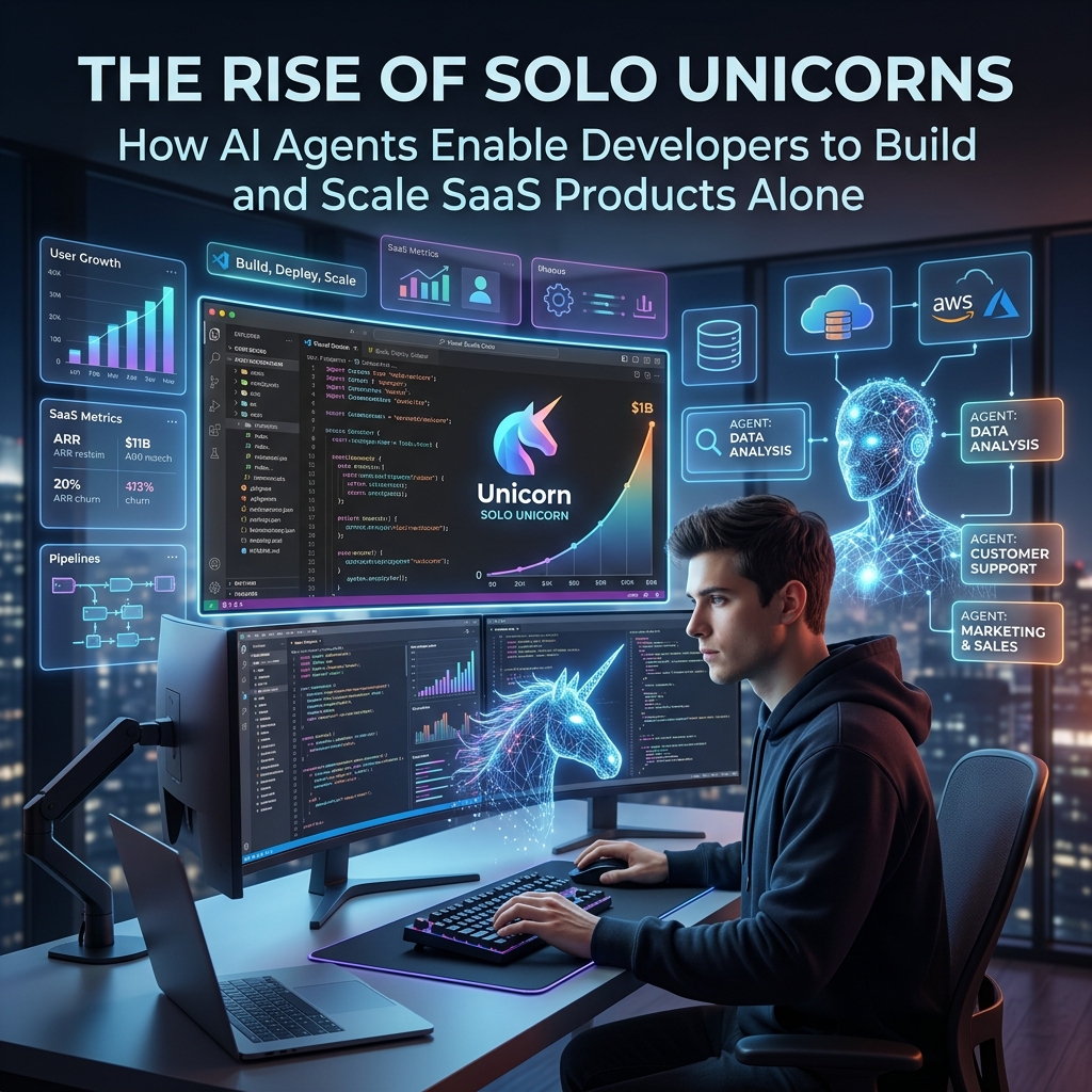 The Rise of Solo Unicorns: How AI Agents Enable Developers to Build and Scale SaaS Products Alone