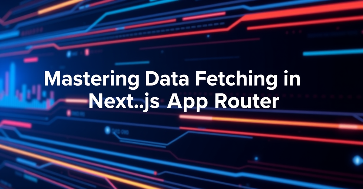 Mastering Data Fetching in Next.js App Router: Strategies for Performance and Scale