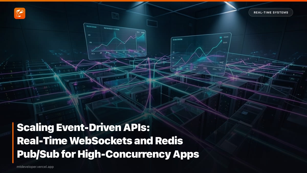 Scaling Event-Driven APIs: Real-Time WebSockets and Redis Pub/Sub for High-Concurrency Apps