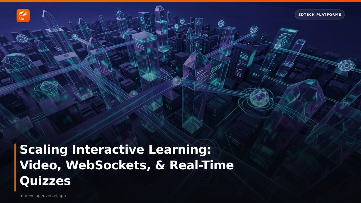 Scaling Interactive Learning: Video, WebSockets, & Real-Time Quizzes
