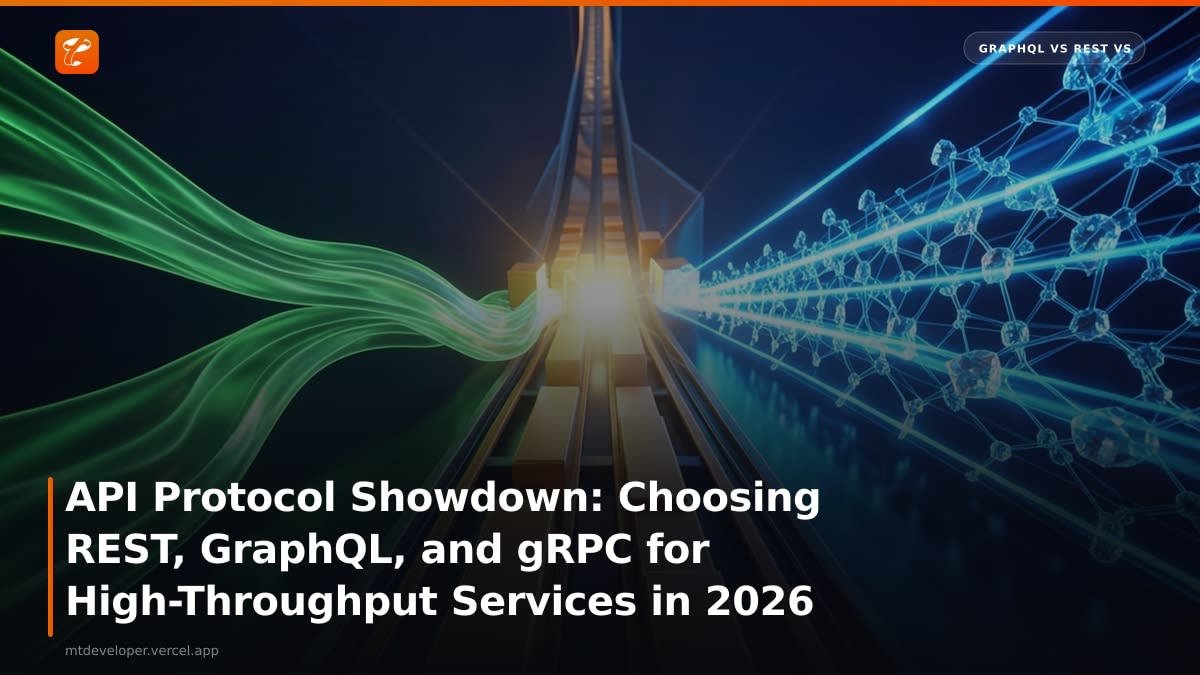 API Protocol Showdown: Choosing REST, GraphQL, and gRPC for High-Throughput Services in 2026