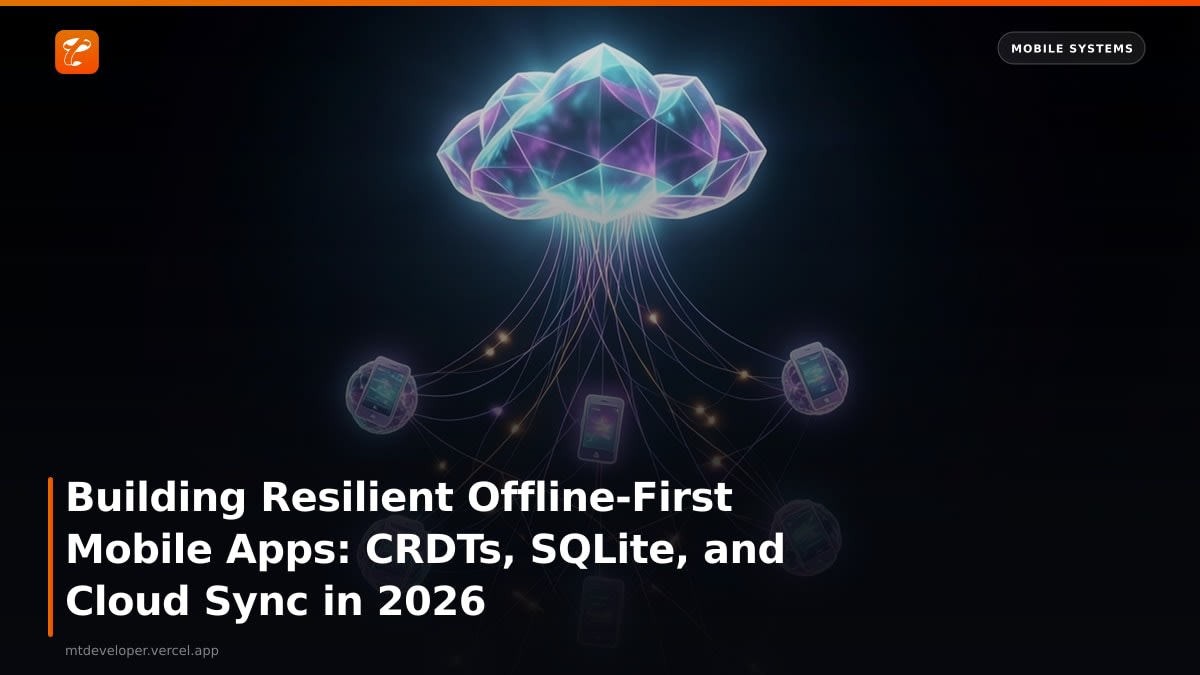 Building Resilient Offline-First Mobile Apps: CRDTs, SQLite, and Cloud Sync in 2026