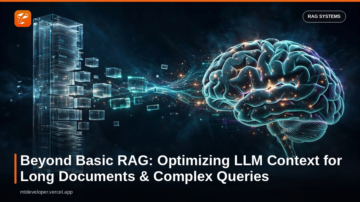 Beyond Basic RAG: Optimizing LLM Context for Long Documents & Complex Queries