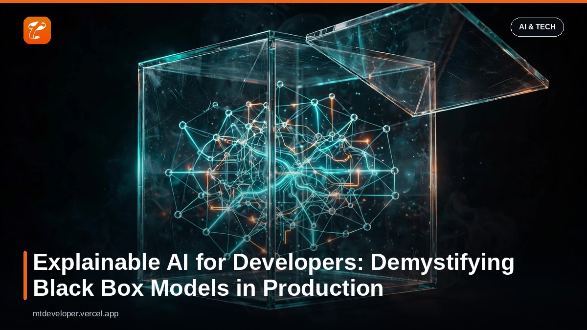 Explainable AI for Developers: Demystifying Black Box Models in Production