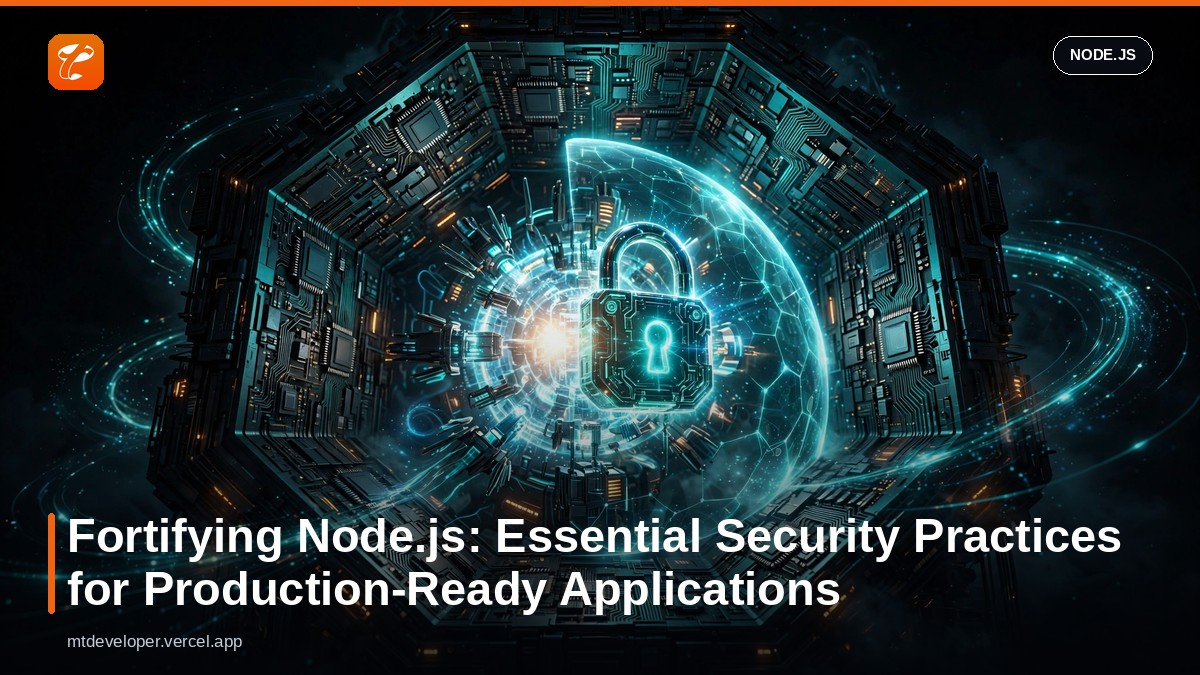 Fortifying Node.js: Essential Security Practices for Production-Ready Applications
