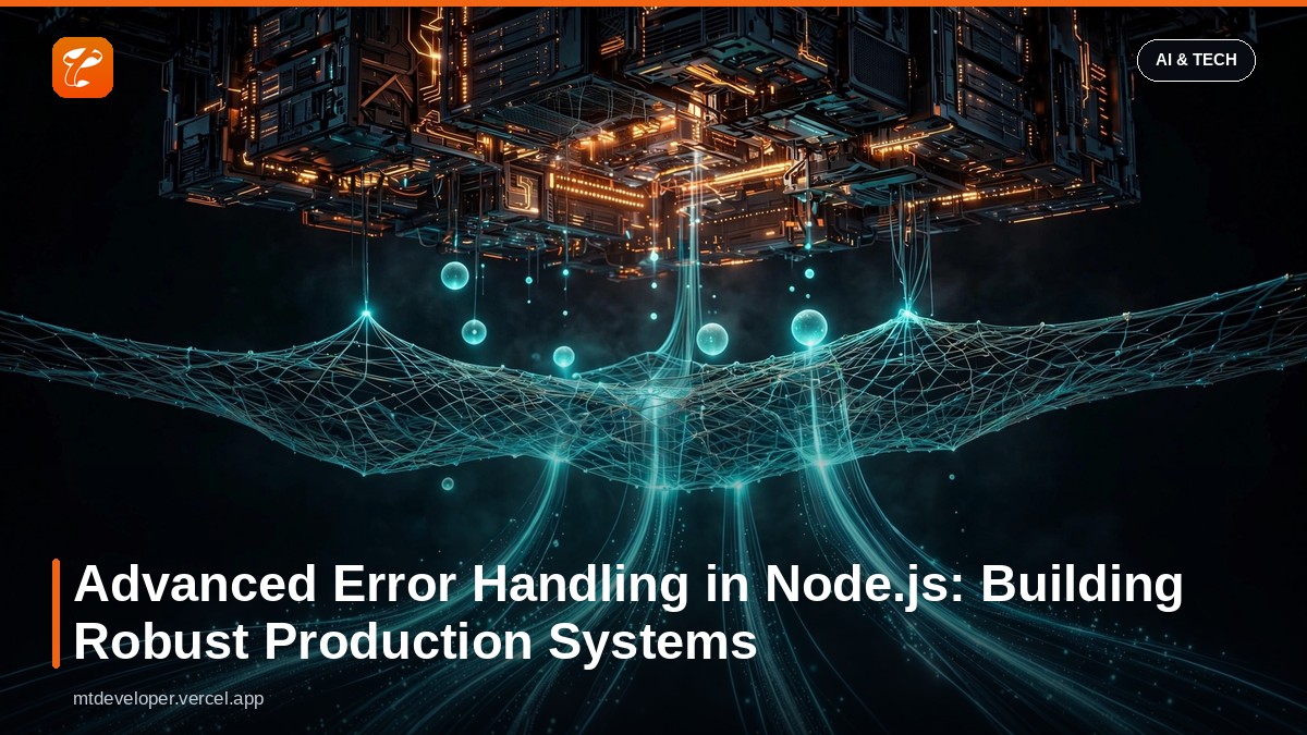 Advanced Error Handling in Node.js: Building Robust Production Systems