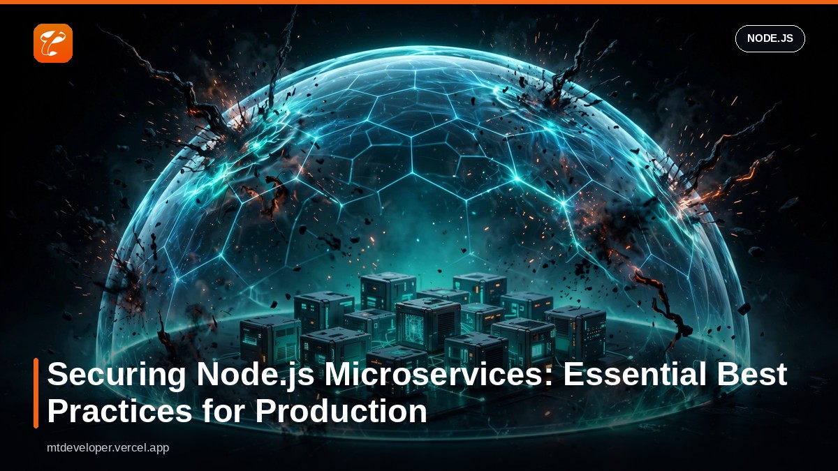 Securing Node.js Microservices: Essential Best Practices for Production