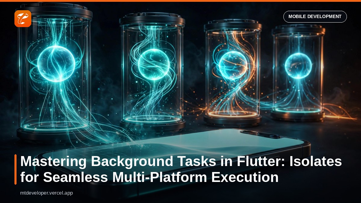 Mastering Background Tasks in Flutter: Isolates for Seamless Multi-Platform Execution