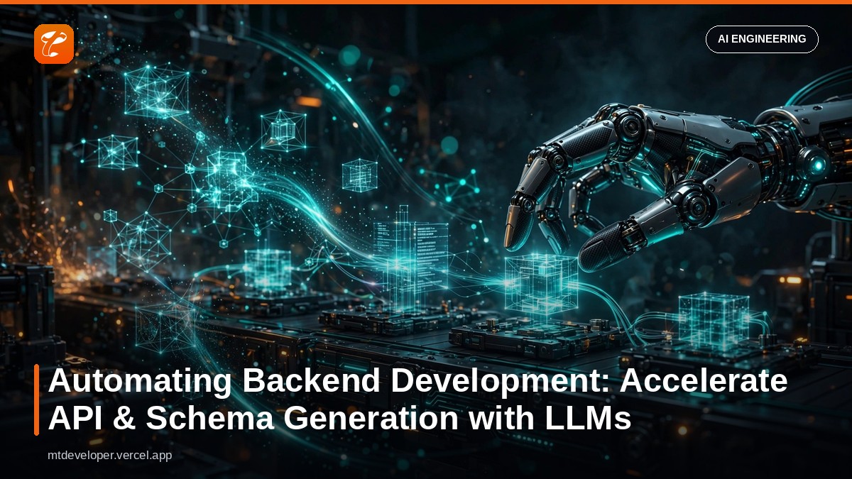 Automating Backend Development: Accelerate API & Schema Generation with LLMs